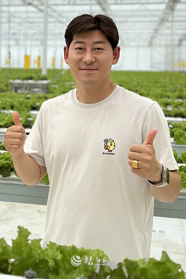 강원 홍천군4-H연합회 청년 농업인 박근호씨. (사진=홍천군청 제공)