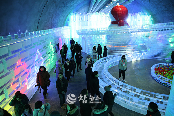 세계최대 실내얼음조각광장. (자료사진 ⓒ참뉴스)